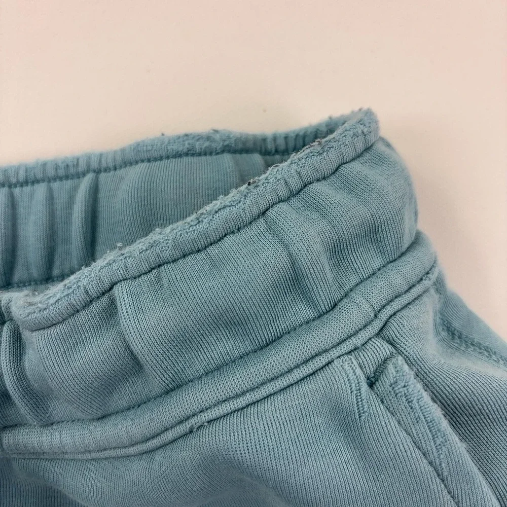 Nike Sweatpants Mens Medium Blue Fleece Joggers Zip Pocket Athletic FB8002-464